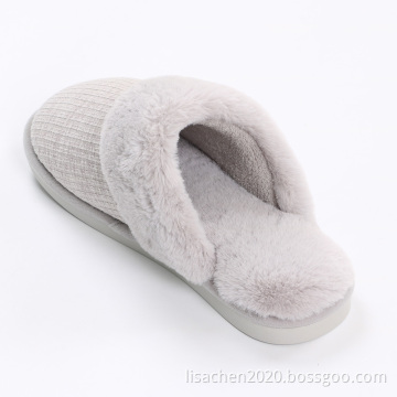 High quality new style china black customized warm slippers for men